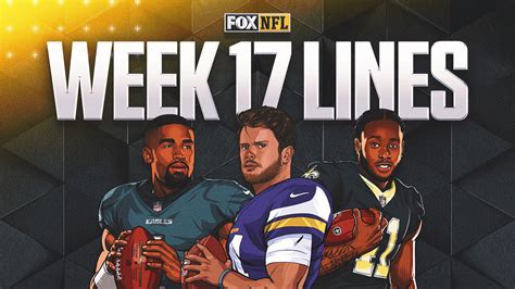 nfl week 17 odds|2023 NFL Week 17 games: Betting odds, lines, spreads, more.